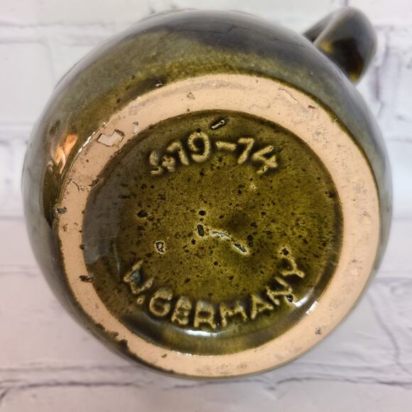 Vintage Scheurich Keramik Fruit Pitcher - Small Decorative Pottery West Germany - Picture 9 of 10